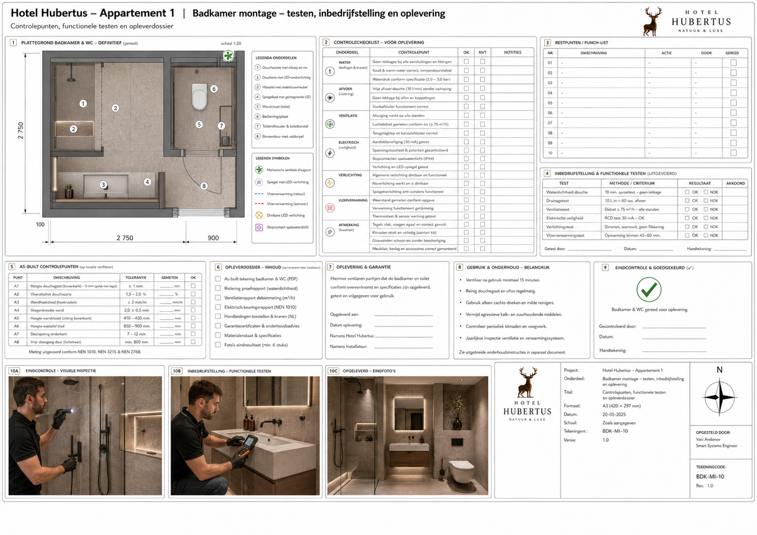 HH-APP1-WTB-025 Badkamer montage, waterdichting en sanitair - projectblad 025